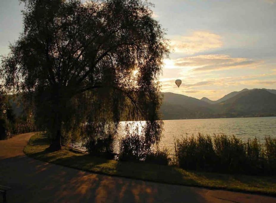 See- Und Bergblick In Bestlage Am Tegernsee Eksteriør bilde